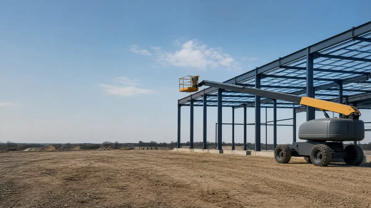 Boom Lifts jobsite access in Indianapolis