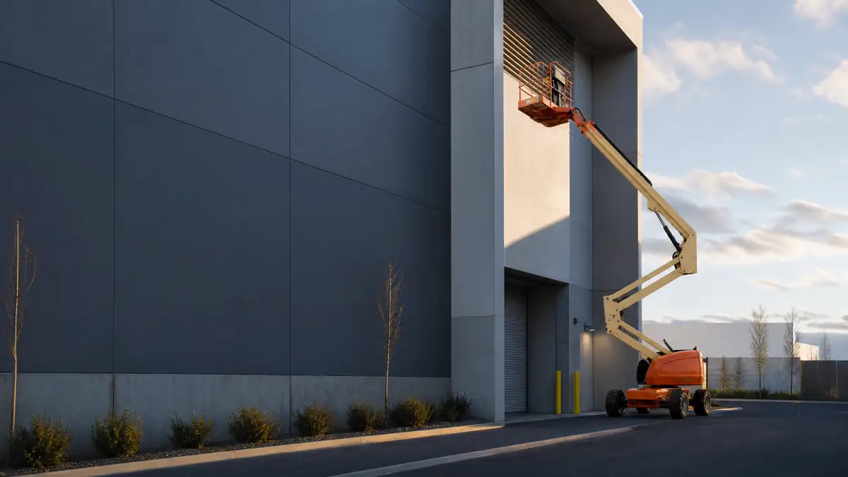 Articulating Boom Lifts jobsite access in Indianapolis